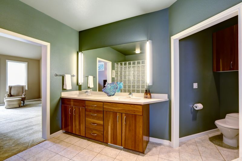 Modern Vanity and Mirror